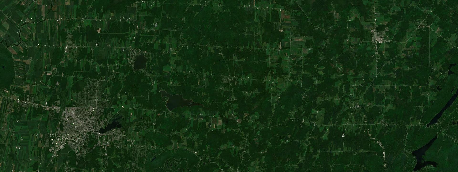 Vue satellite de Saint-Joachim-de-Shefford