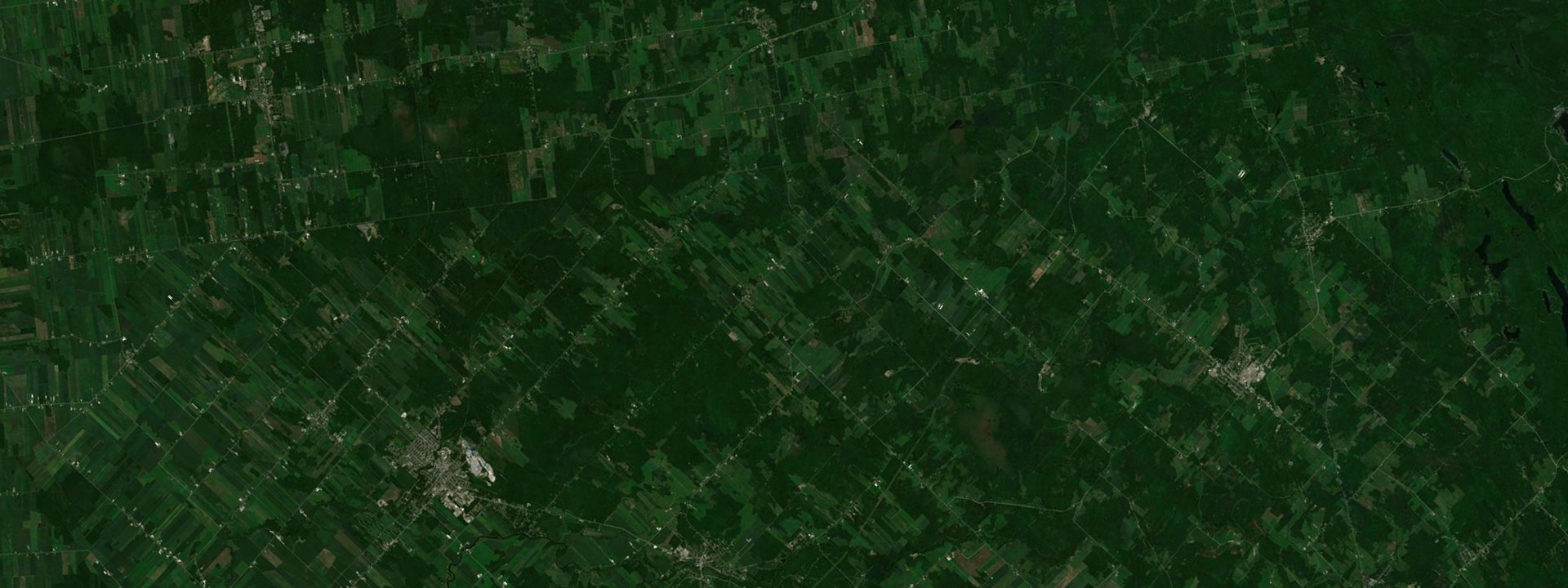 Vue satellite de Sainte-Christine