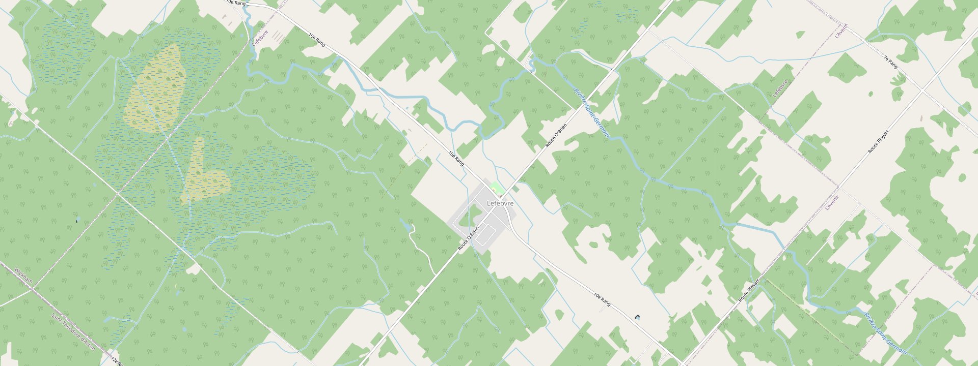 Plan des rues de Lefebvre