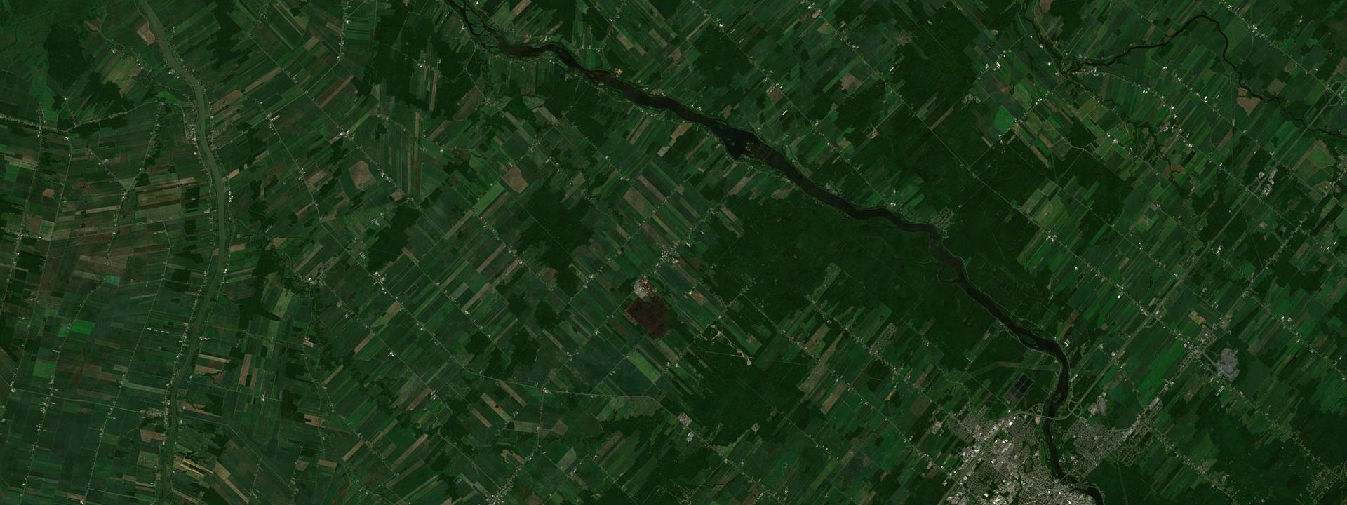 Vue satellite de Saint-Bonaventure