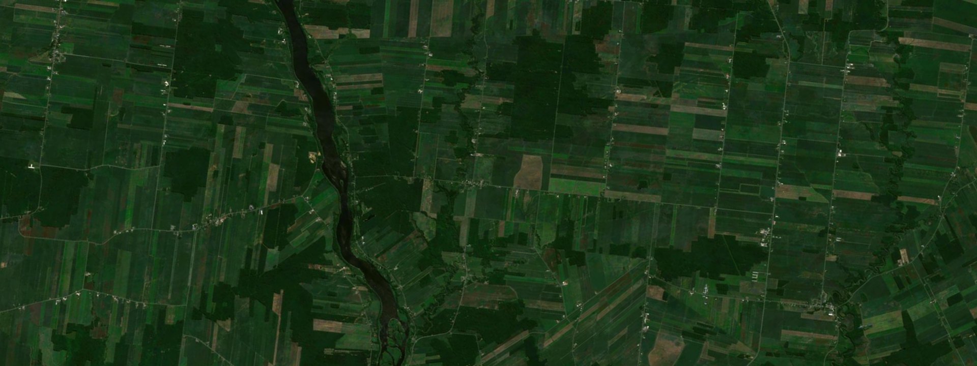 Vue satellite de Saint-Pie-de-Guire