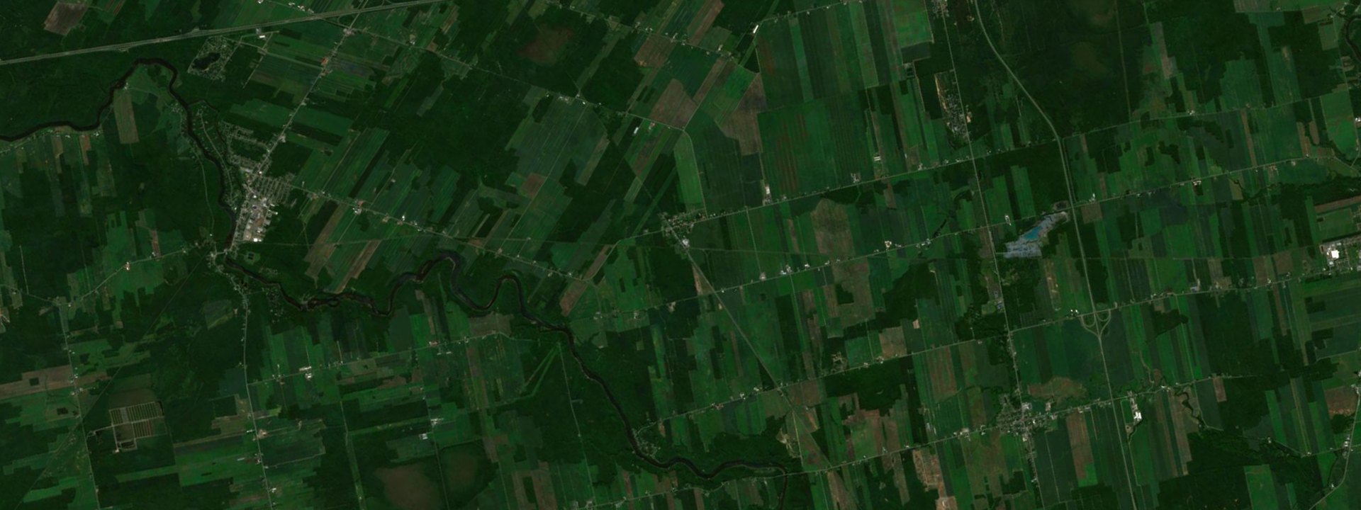 Vue satellite de Aston-Jonction