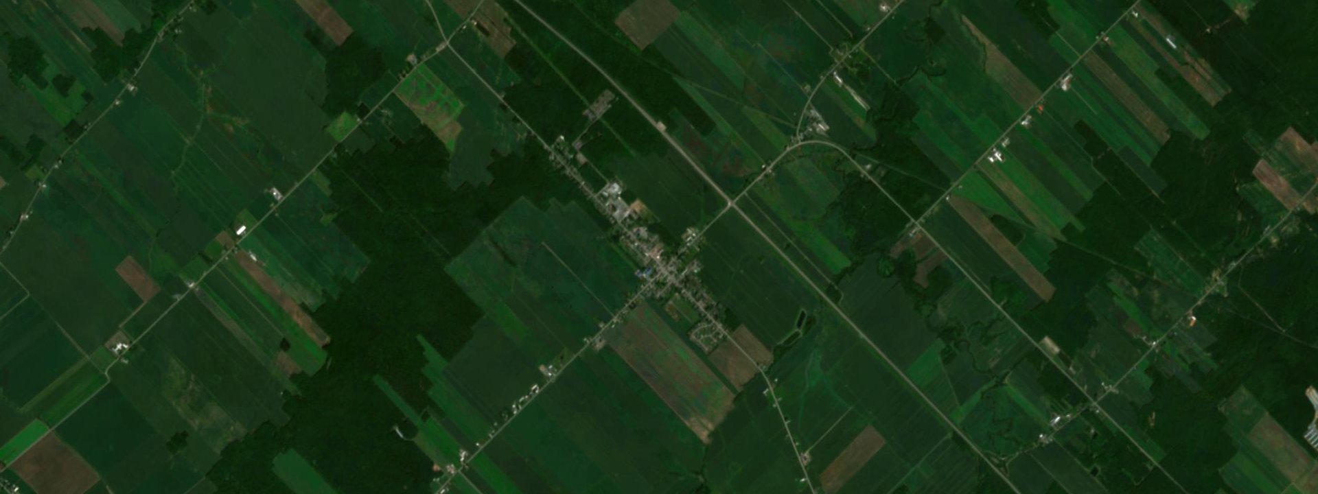 Vue satellite de Saint-Célestin