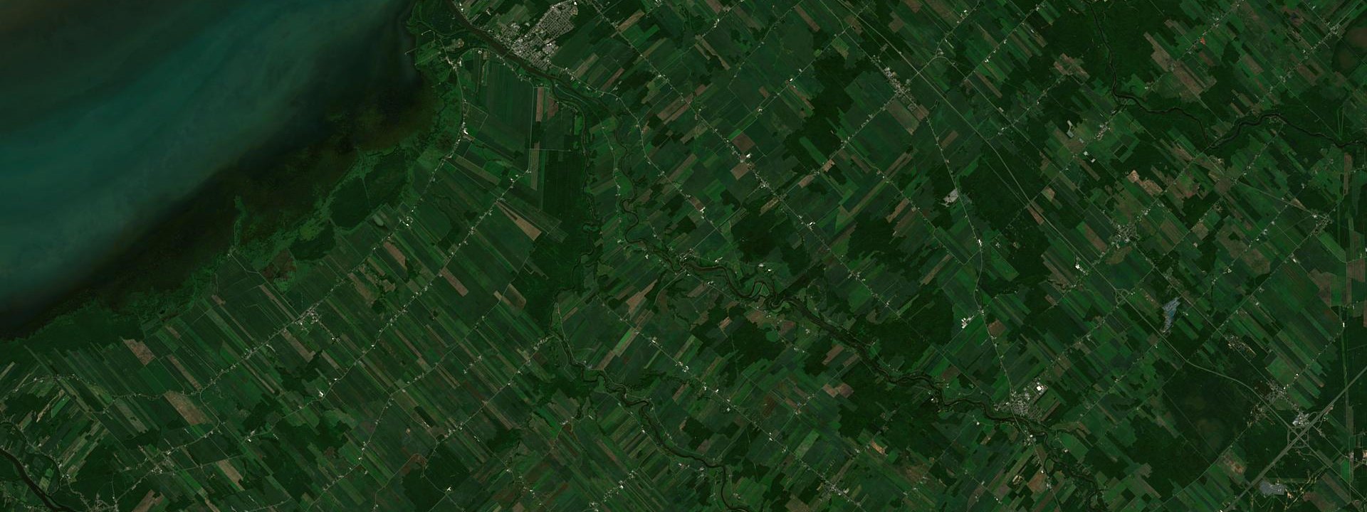 Vue satellite de Sainte-Monique