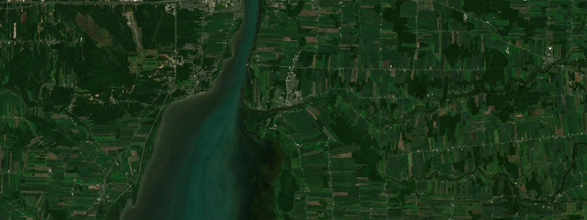 Vue satellite de Nicolet