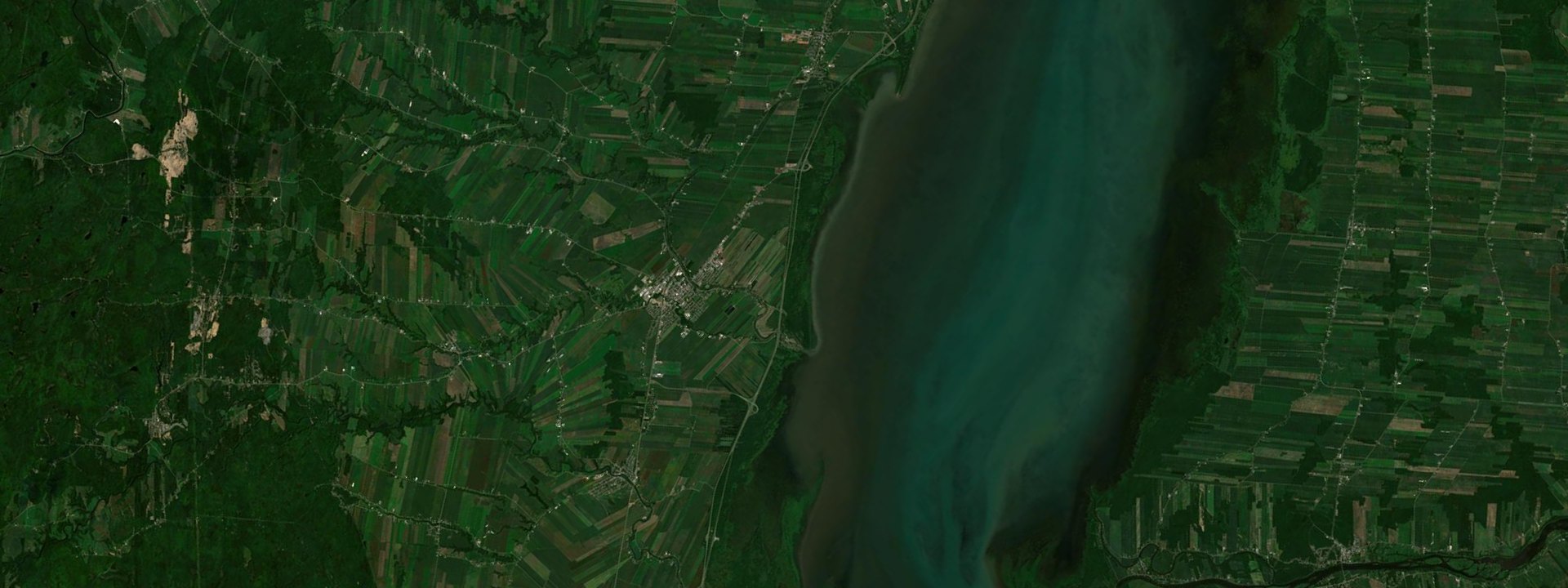 Vue satellite de Louiseville