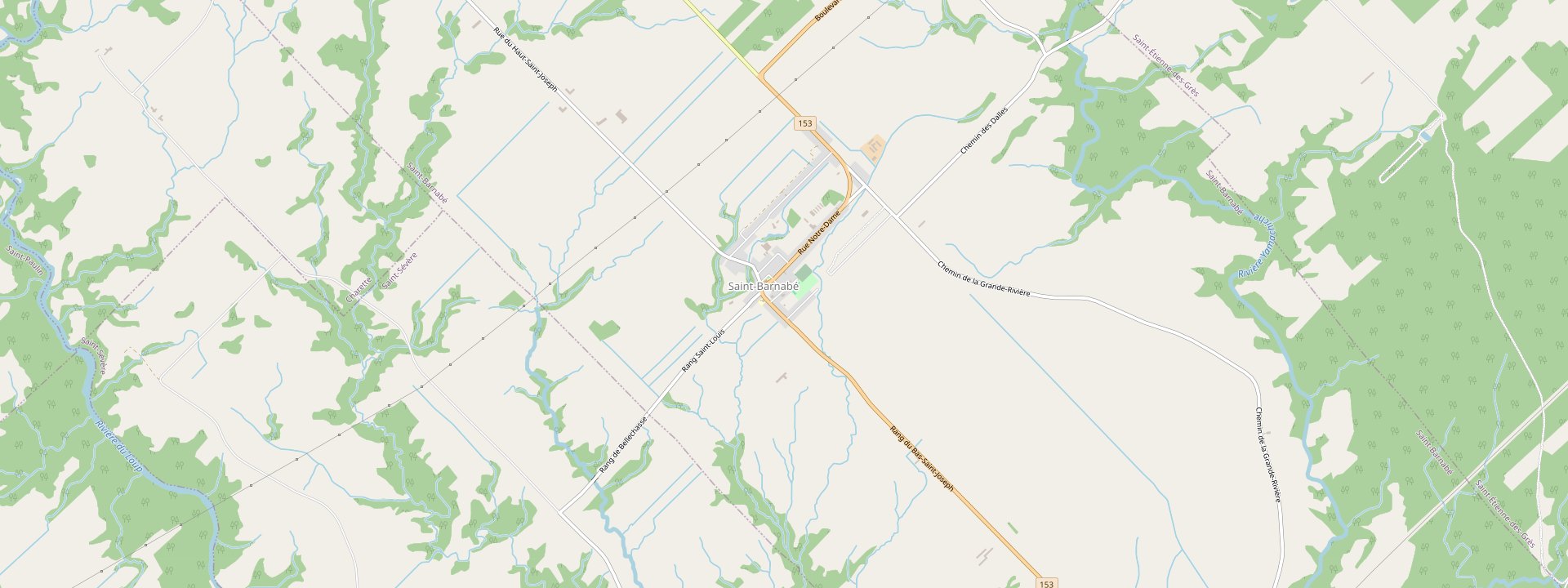 Plan des rues de Saint-Barnabé