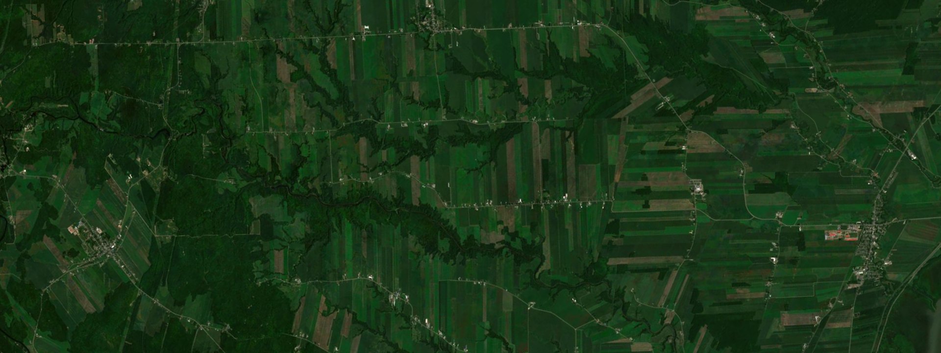 Vue satellite de Saint-Sévère