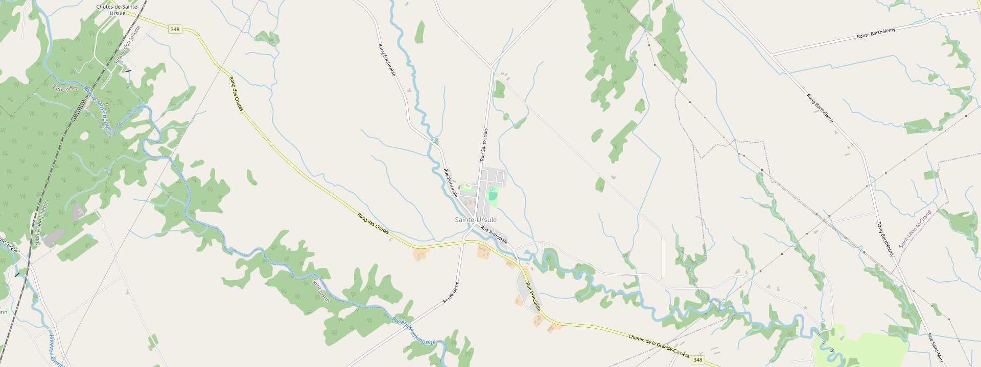 Plan des rues de Sainte-Ursule