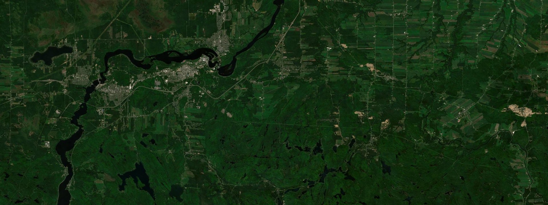 Vue satellite de Saint-Boniface