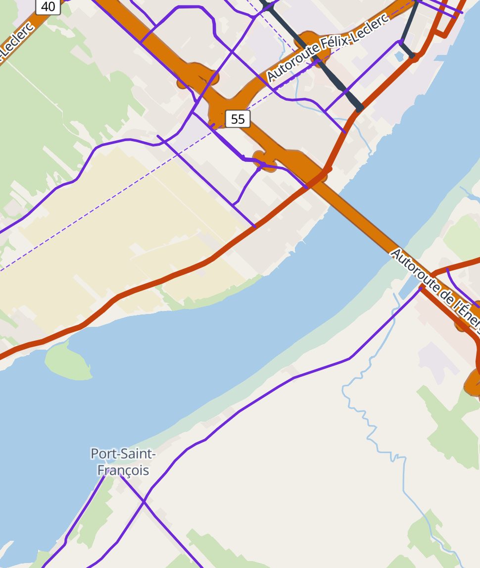 Plan des rues de Saint-Étienne-des-Grès