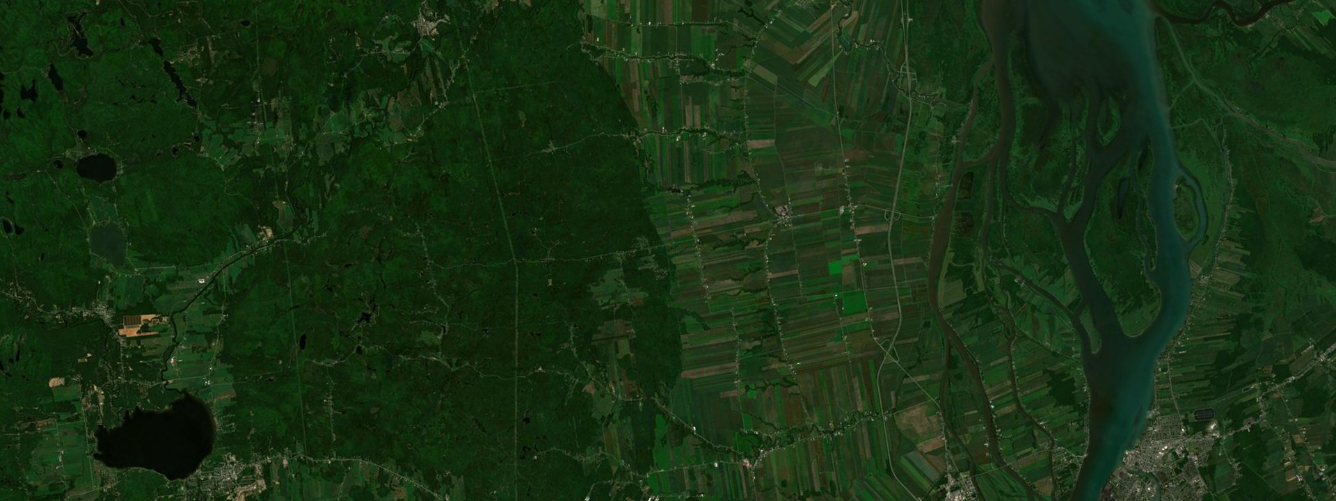 Vue satellite de Saint-Barthélemy