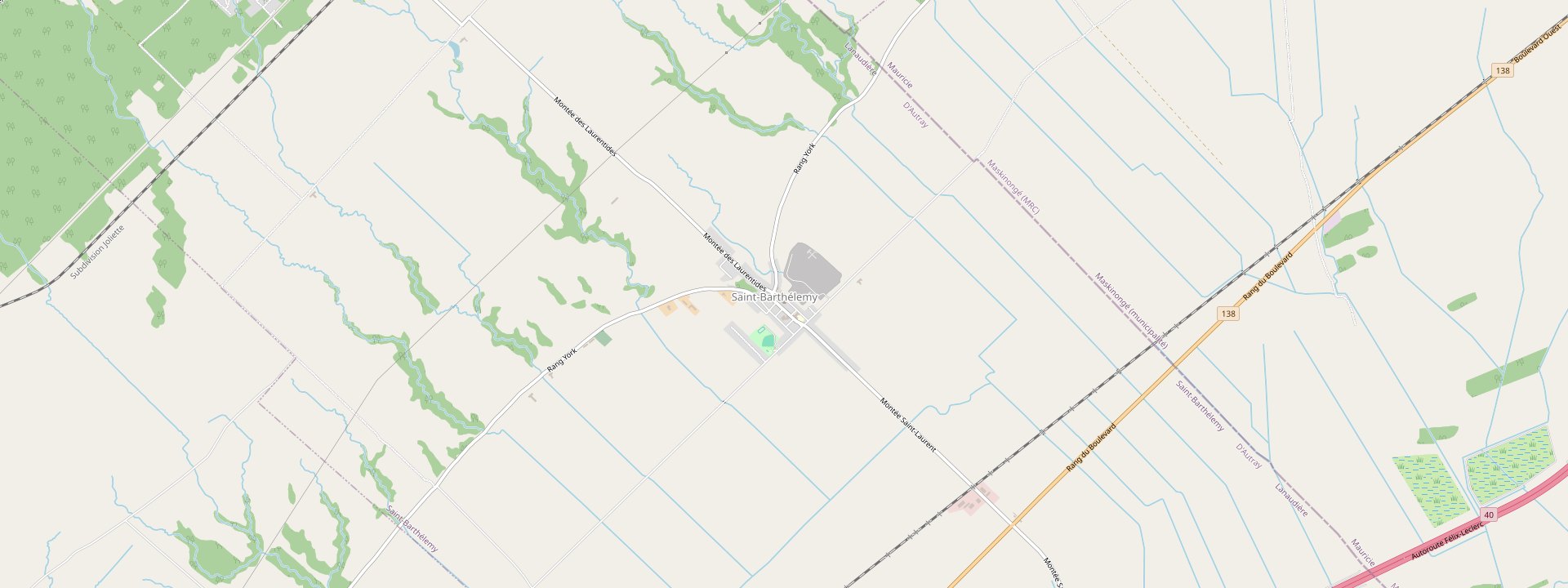 Plan des rues de Saint-Barthélemy
