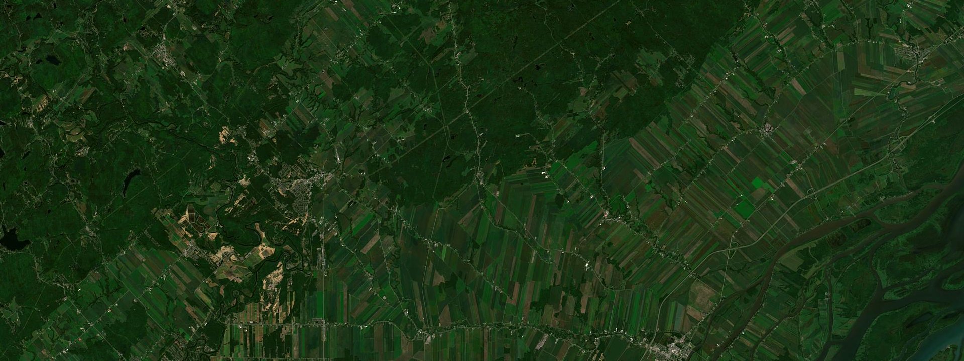 Vue satellite de Saint-Norbert