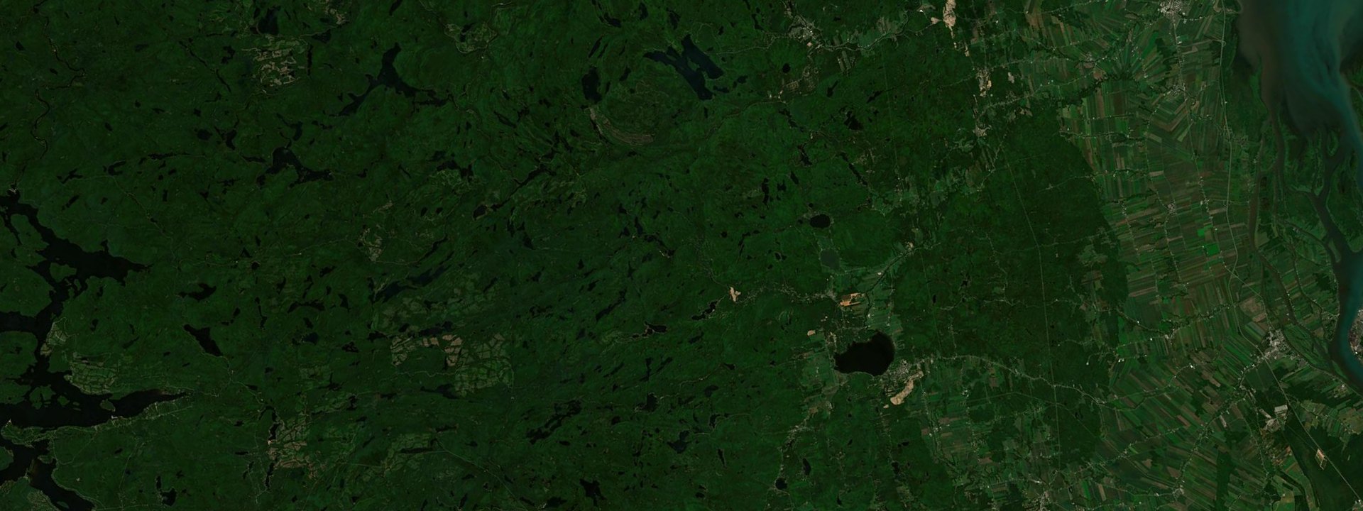 Vue satellite de Mandeville