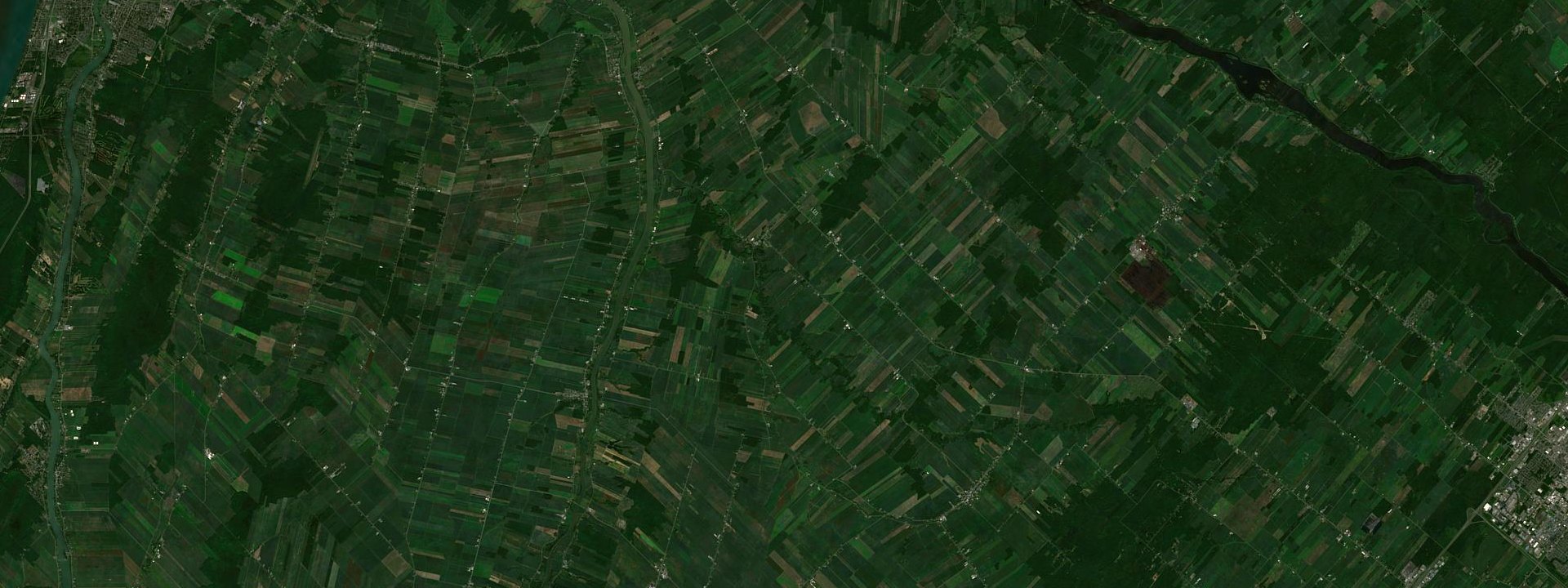 Vue satellite de Saint-David