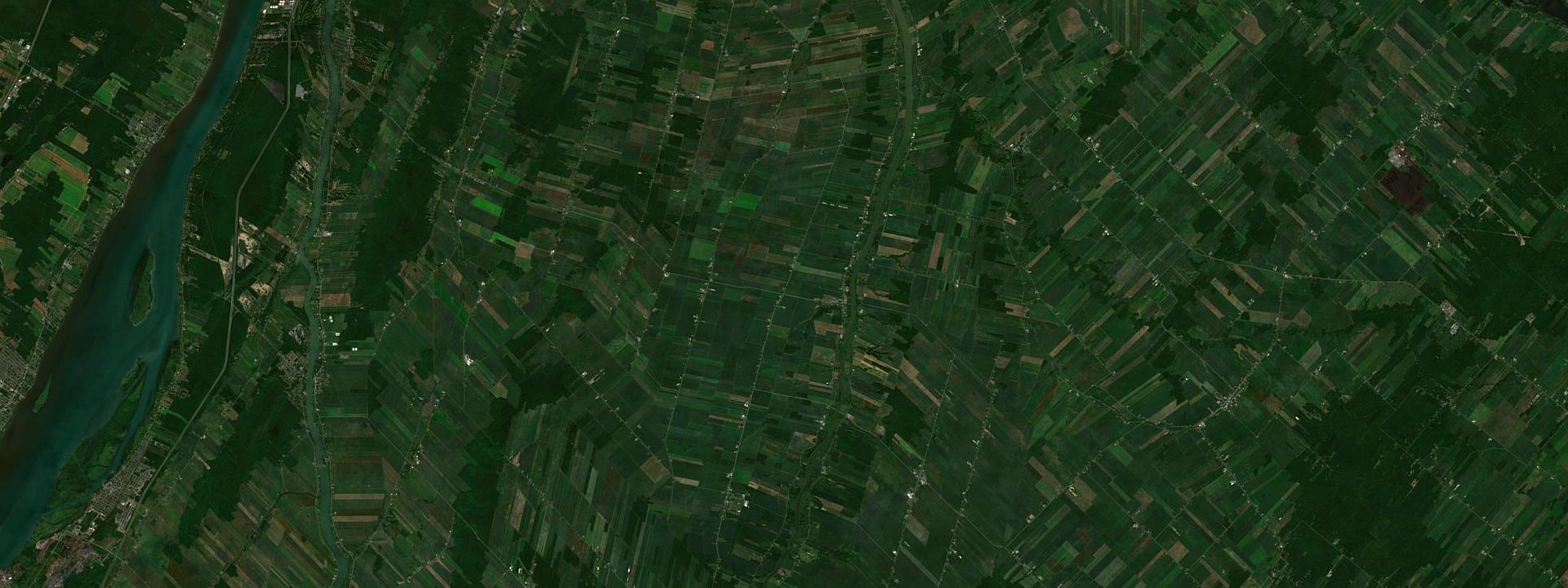 Vue satellite de Saint-Aimé