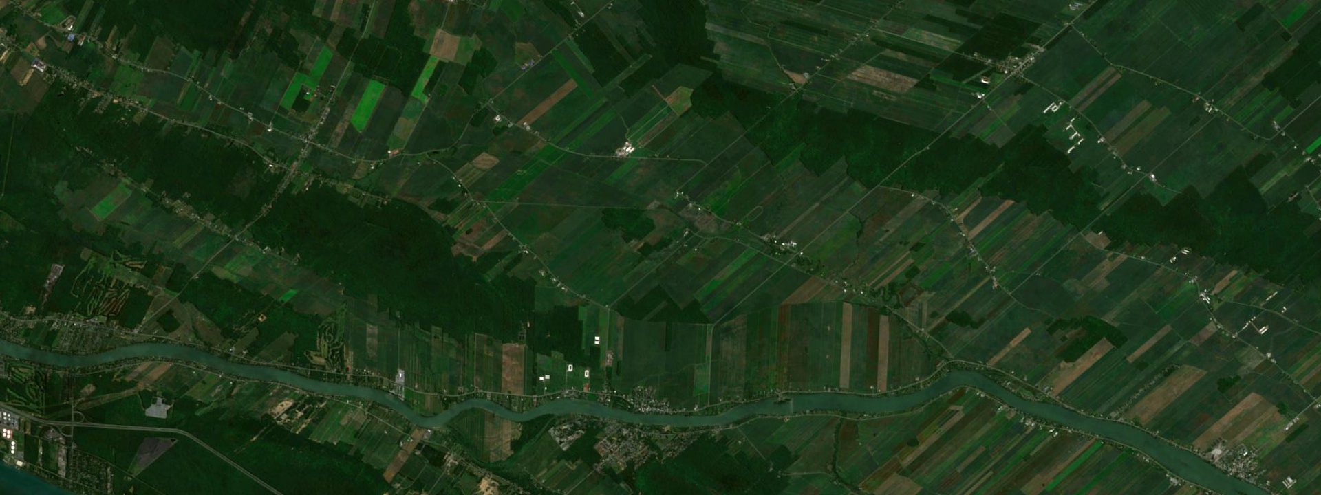 Vue satellite de Saint-Ours