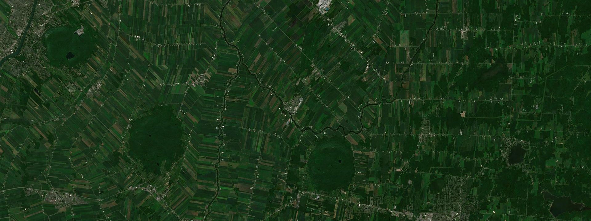 Vue satellite de Saint-Pie