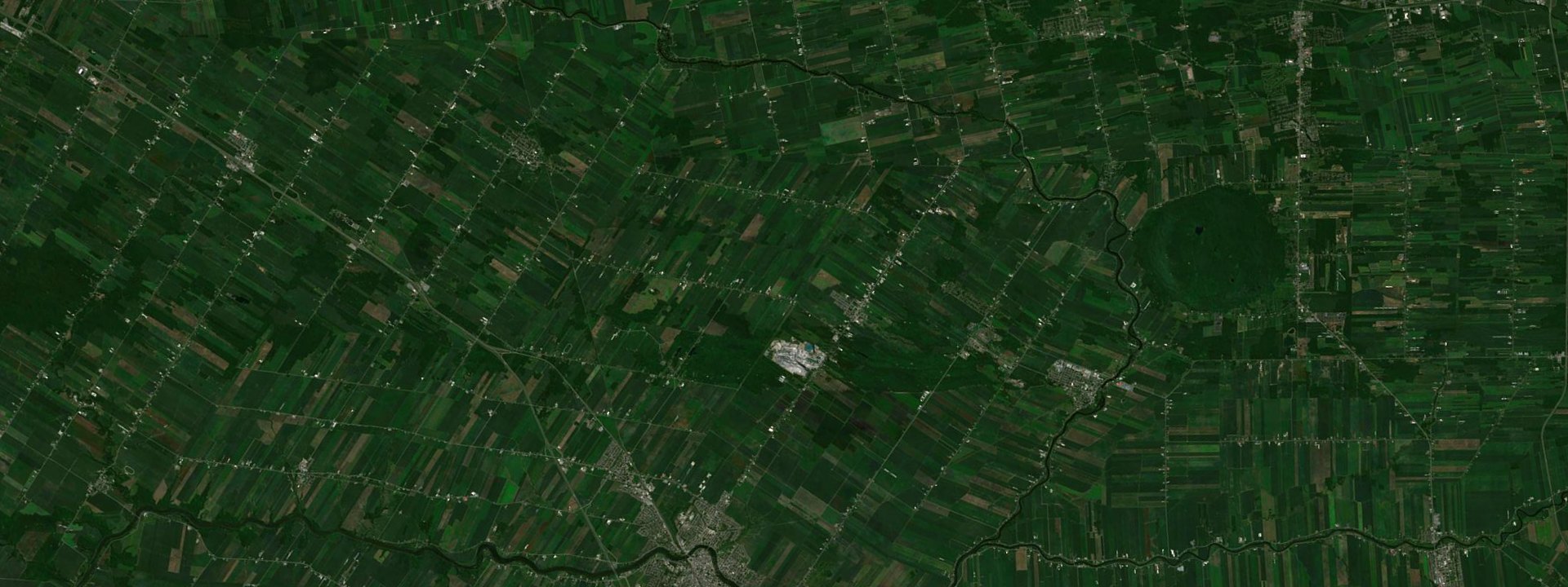 Vue satellite de Saint-Dominique