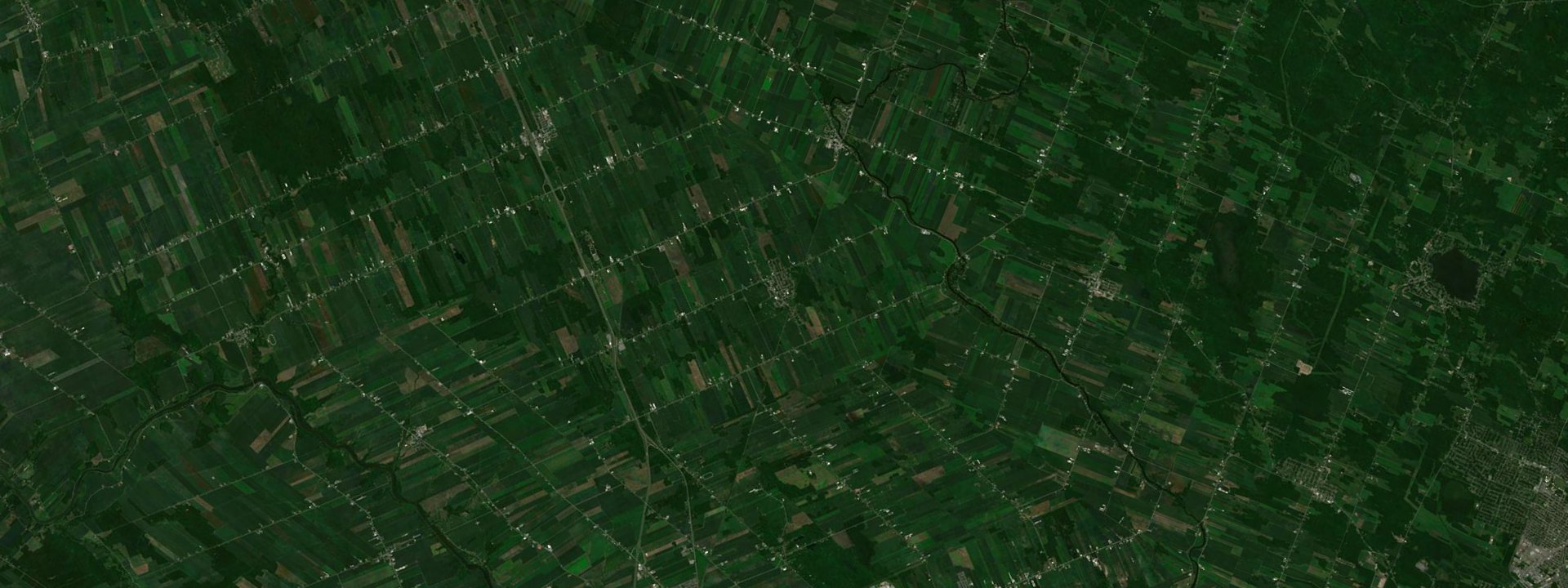 Vue satellite de Saint-Liboire
