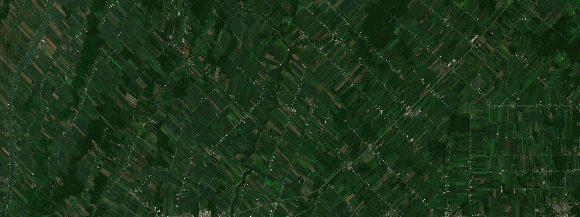 Vue satellite de Saint-Simon