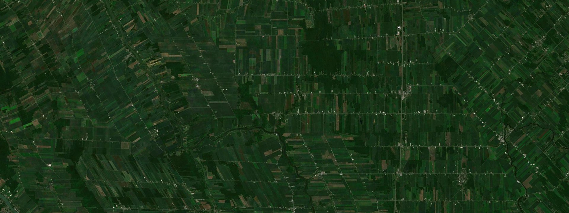 Vue satellite de Saint-Hugues
