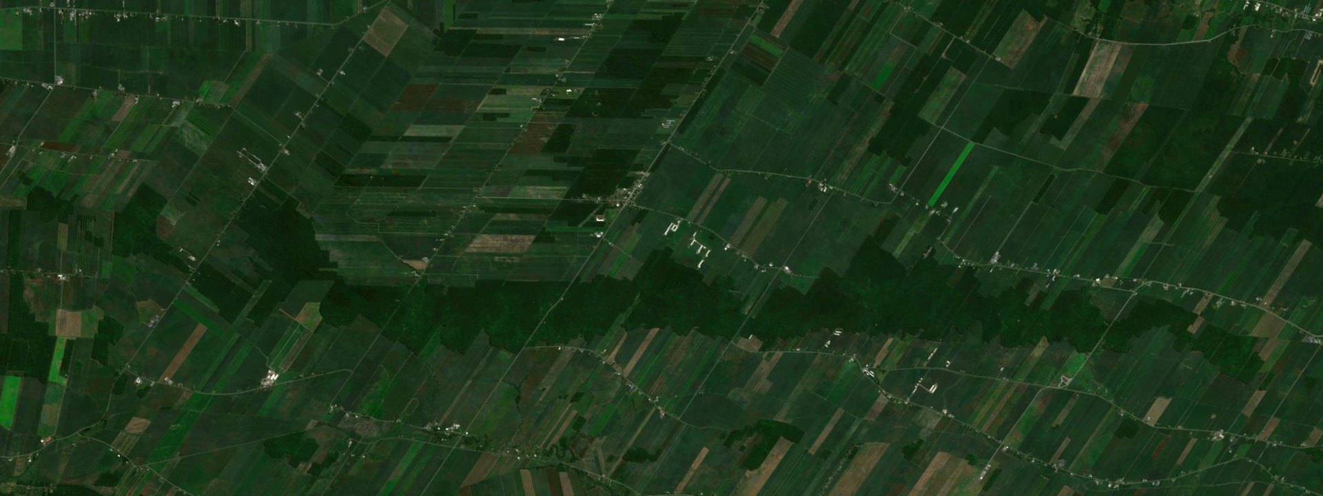 Vue satellite de Saint-Bernard-de-Michaudville