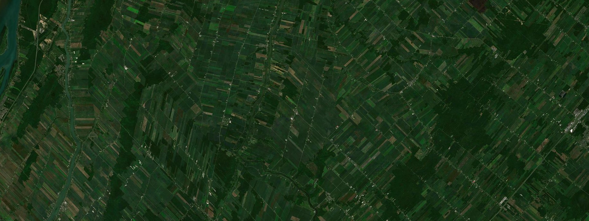 Vue satellite de Saint-Marcel-de-Richelieu