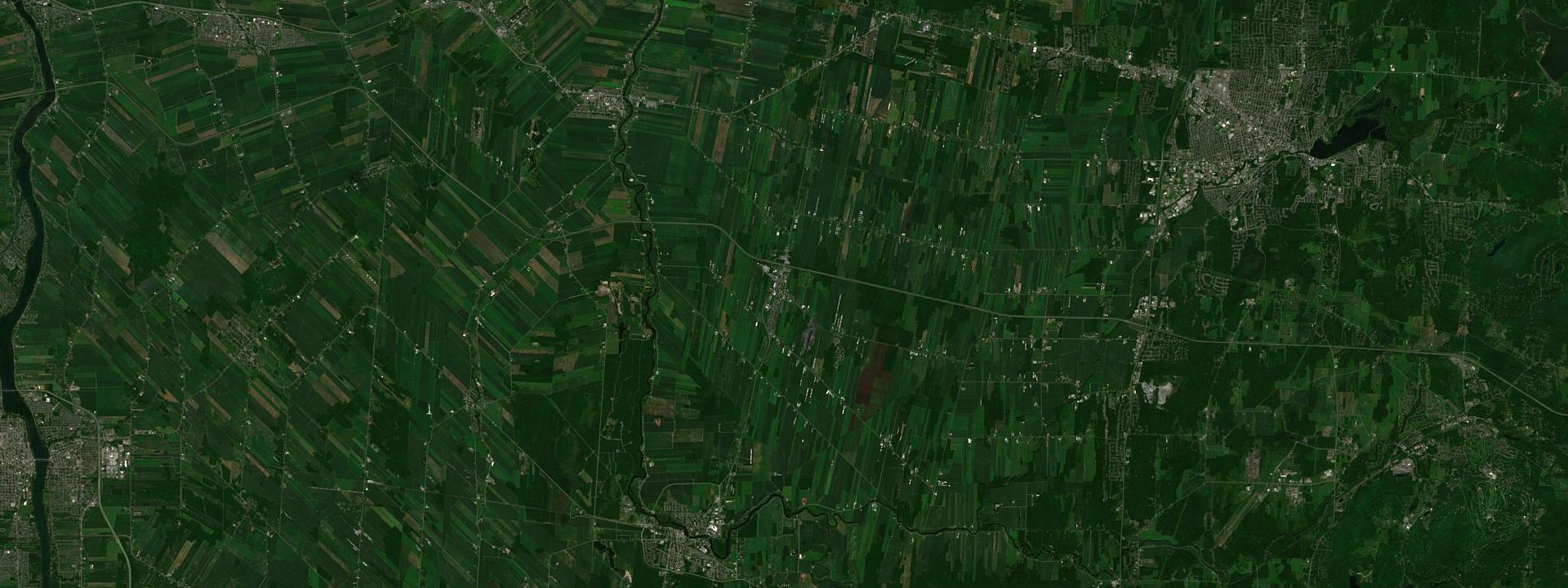 Vue satellite de Ange-Gardien