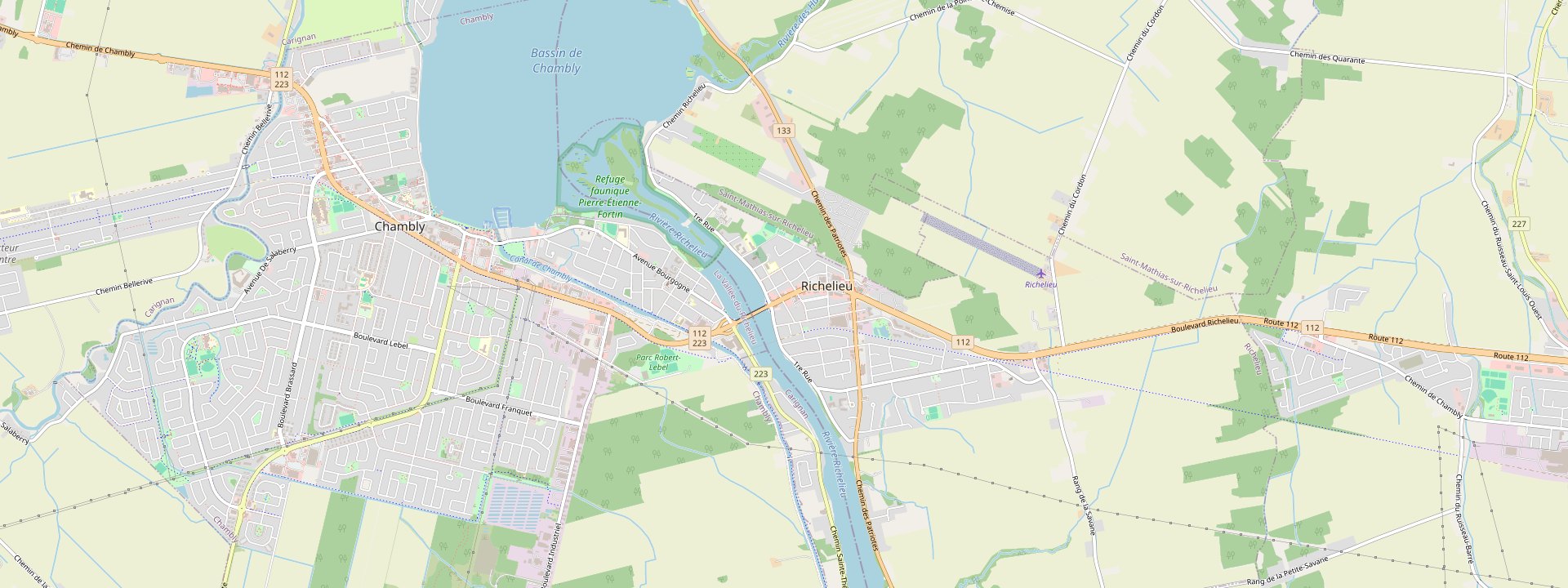 Plan des rues de Richelieu