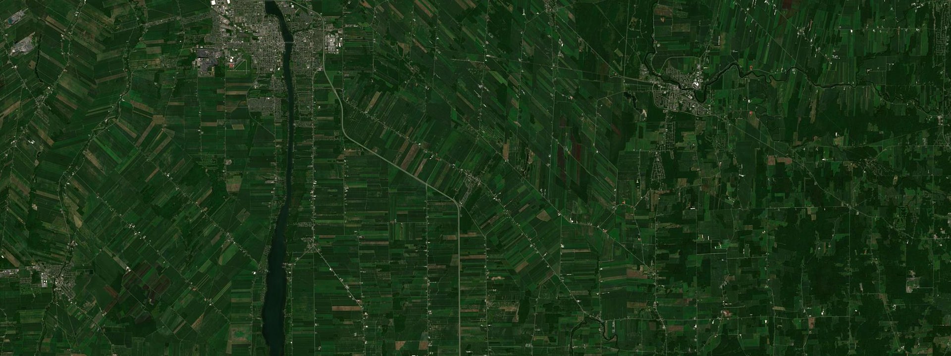 Vue satellite de Saint-Alexandre
