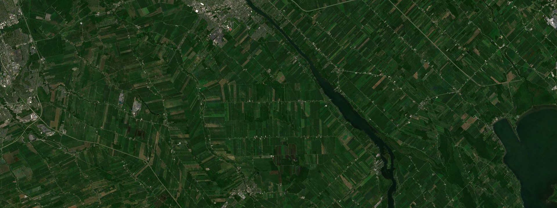 Vue satellite de Saint-Blaise-sur-Richelieu