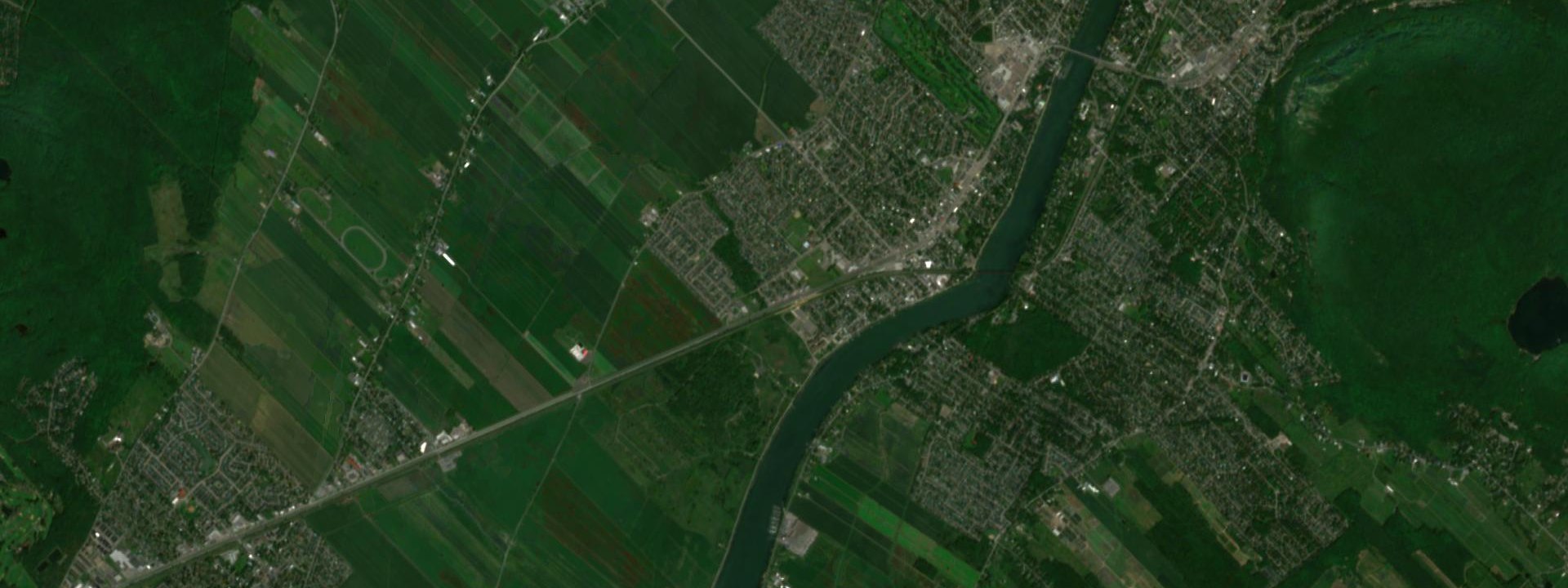 Vue satellite de McMasterville