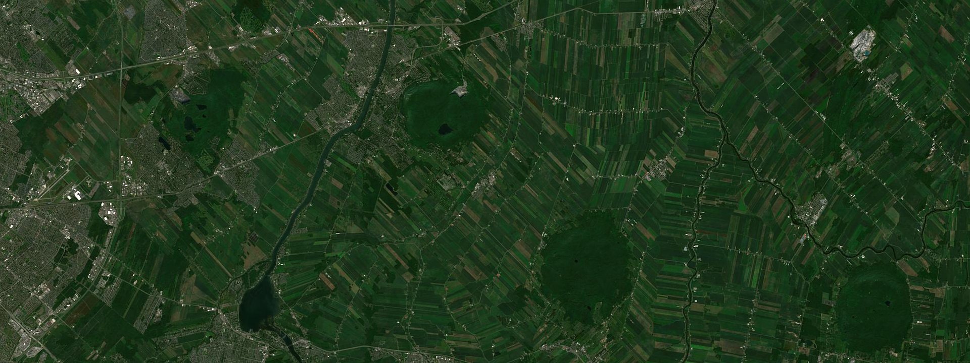 Vue satellite de Saint-Jean-Baptiste