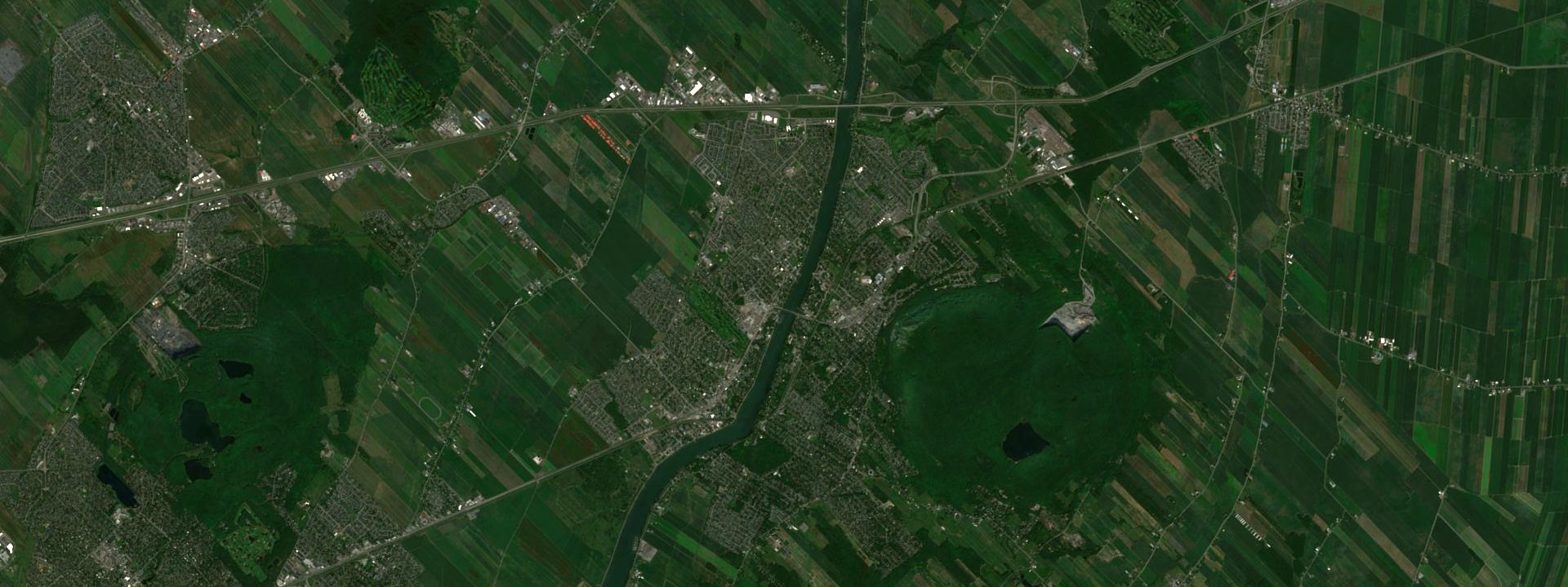 Vue satellite de Beloeil