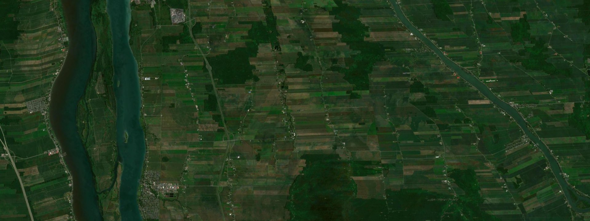 Vue satellite de Calixa-Lavallée