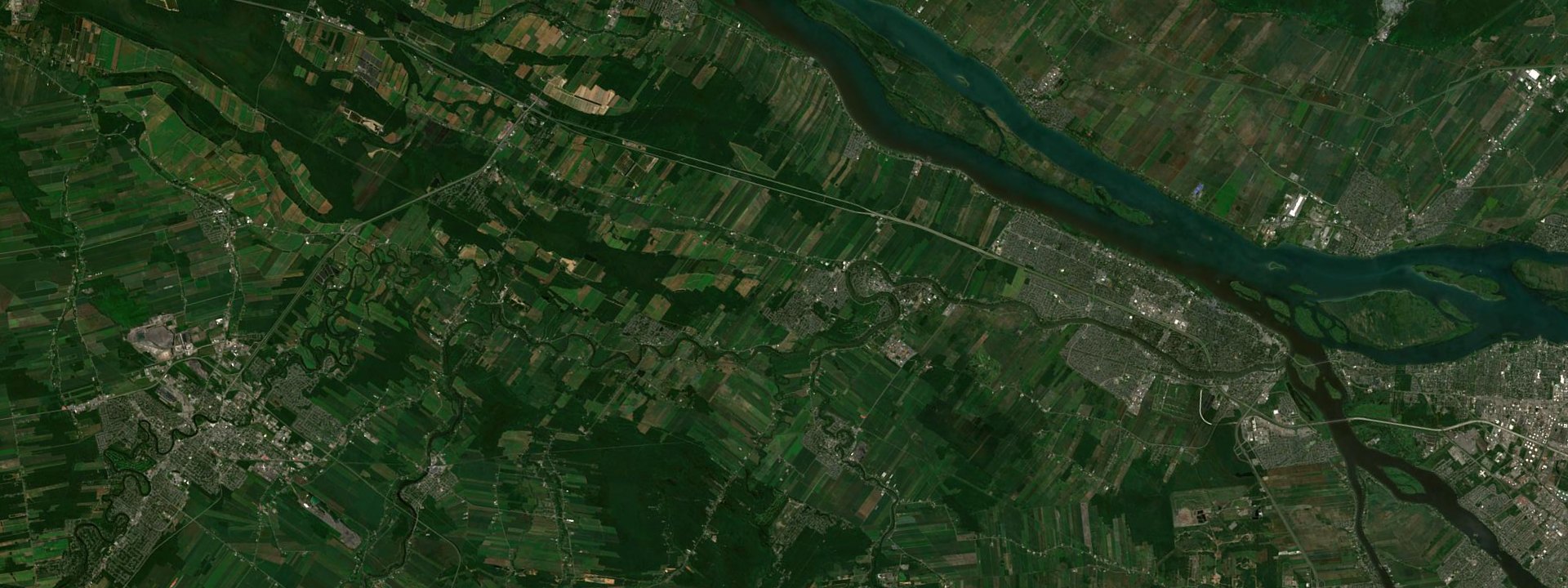 Vue satellite de L'Assomption