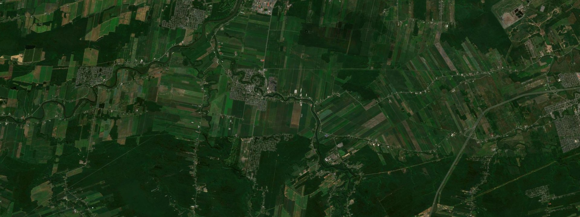 Vue satellite de L'Épiphanie