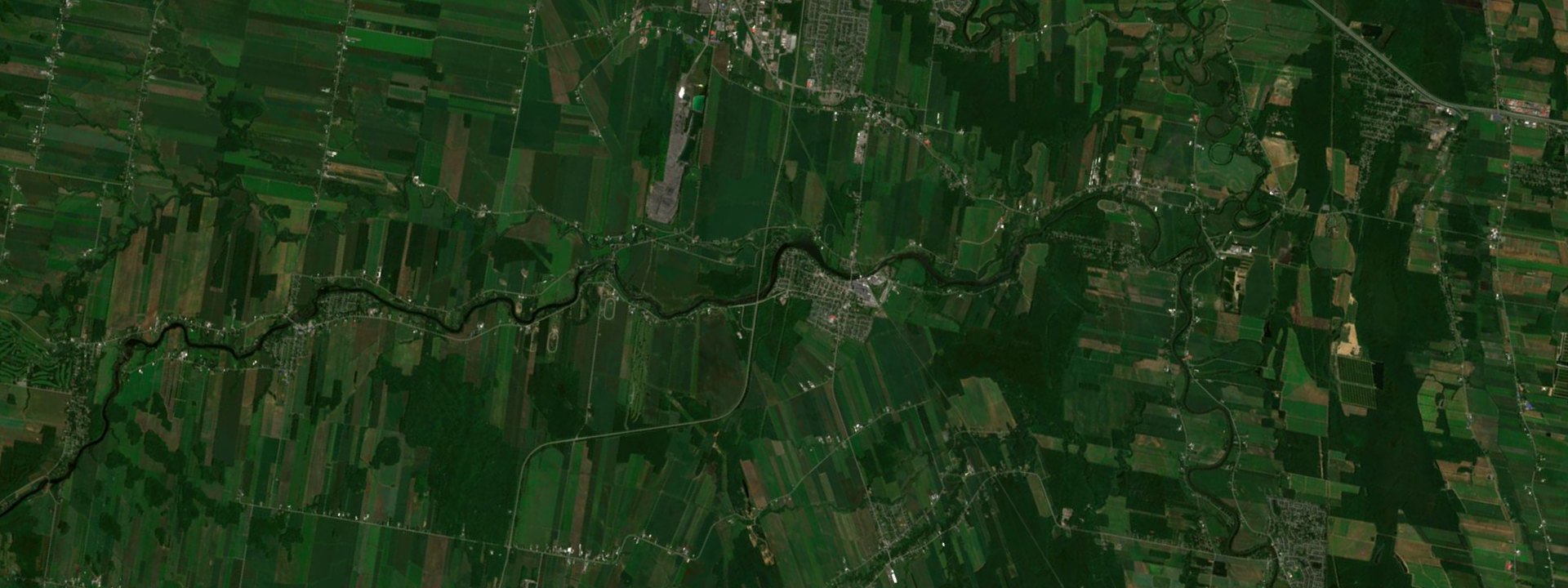 Vue satellite de Crabtree