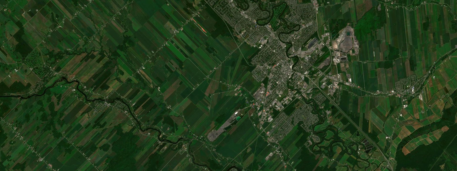 Vue satellite de Saint-Pierre