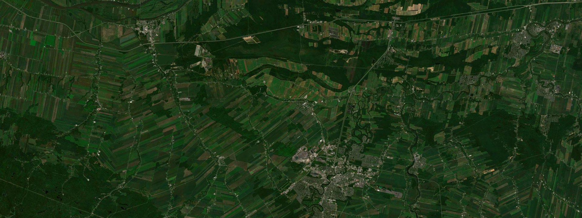 Vue satellite de Saint-Thomas
