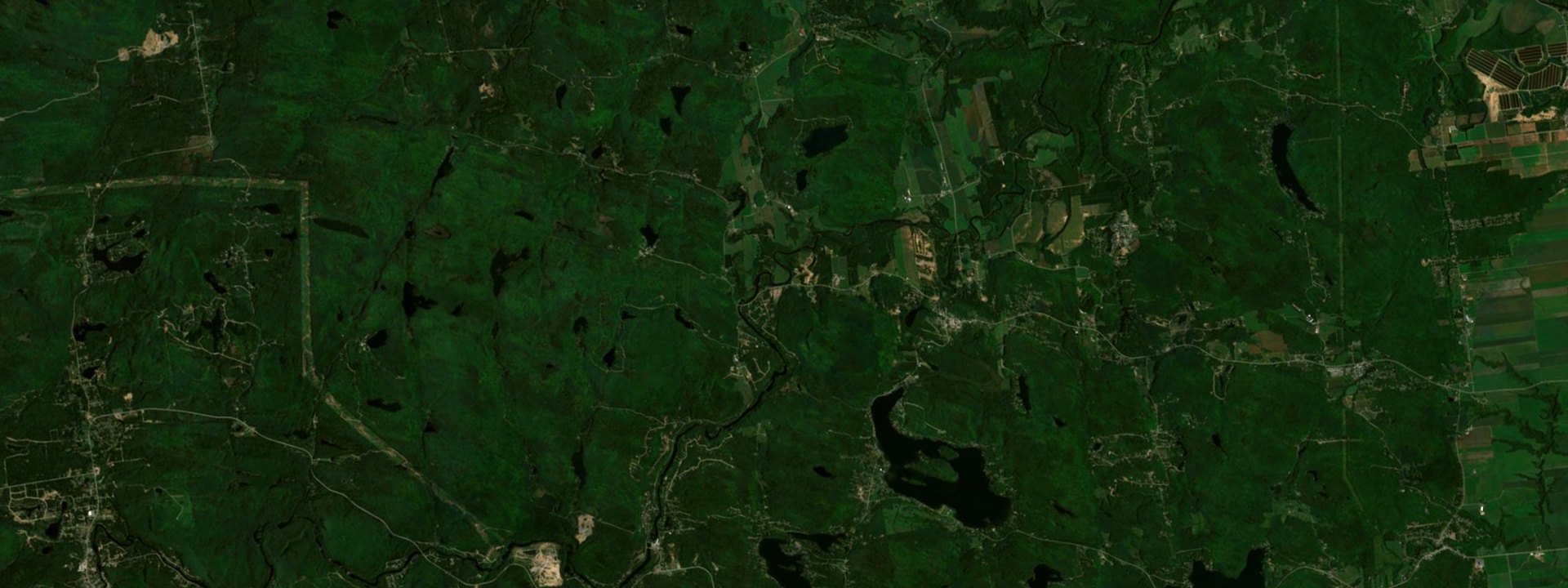Vue satellite de Sainte-Béatrix