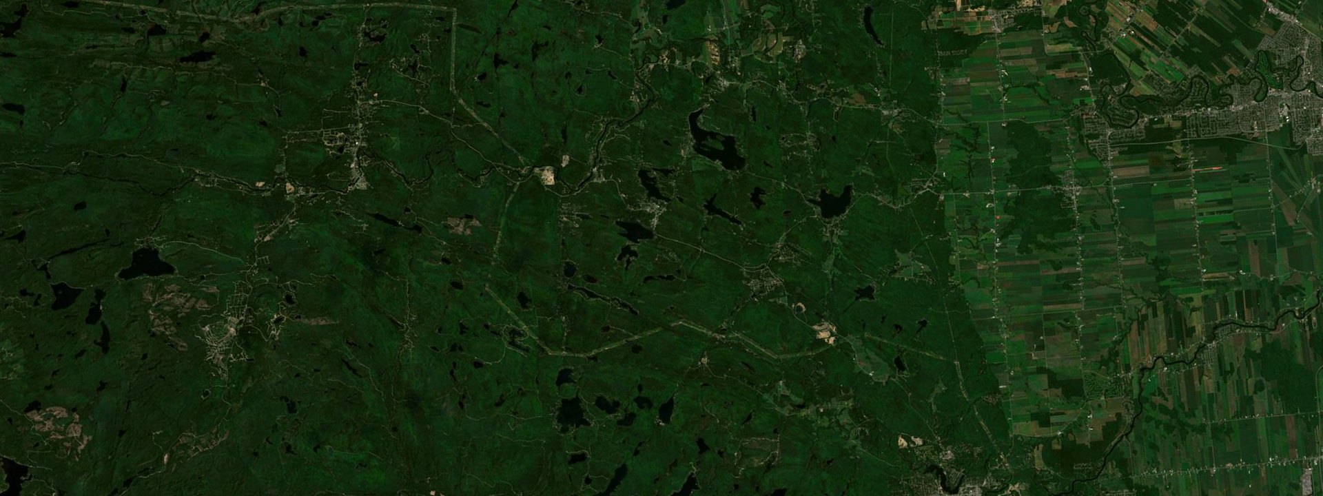 Vue satellite de Saint-Alphonse-Rodriguez