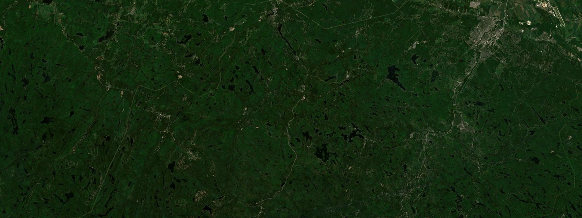 Vue satellite de Chertsey