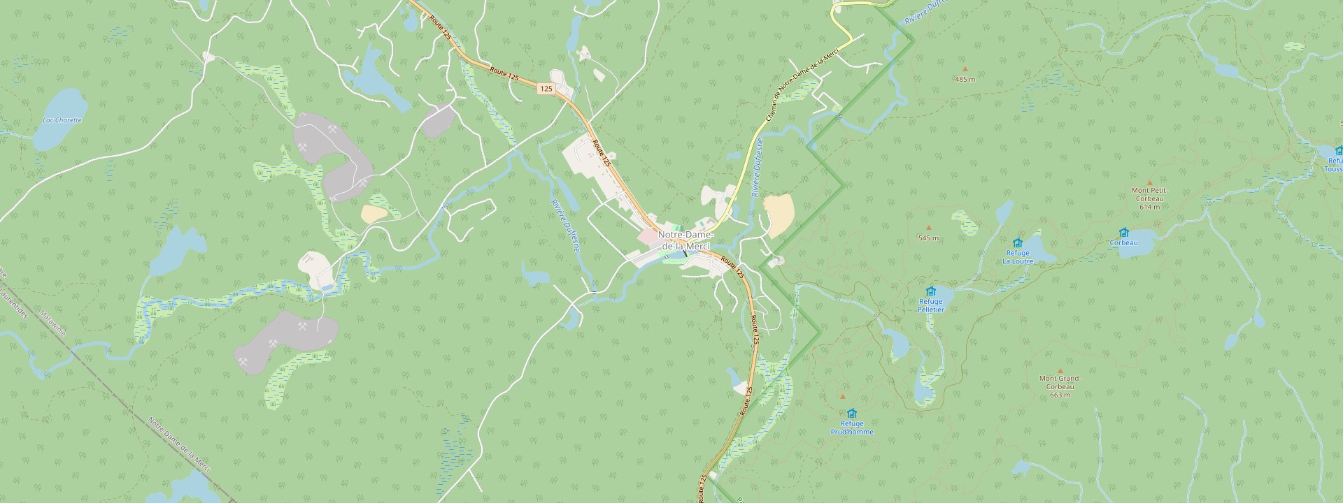 Plan des rues de Notre-Dame-de-la-Merci