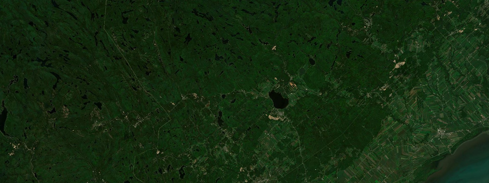Vue satellite de Saint-Damien