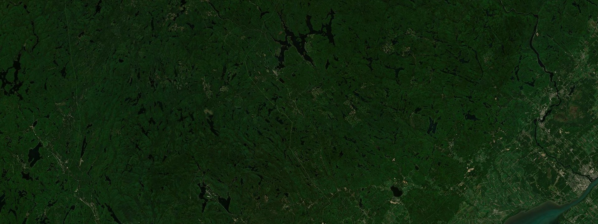 Vue satellite de Saint-Zénon
