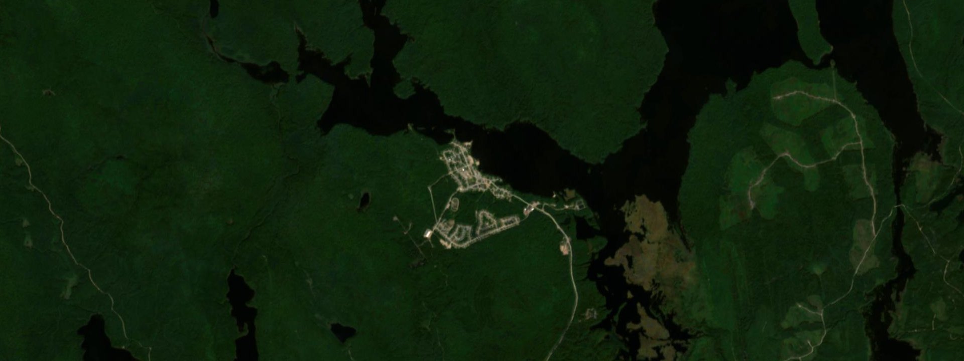 Vue satellite de Manawan