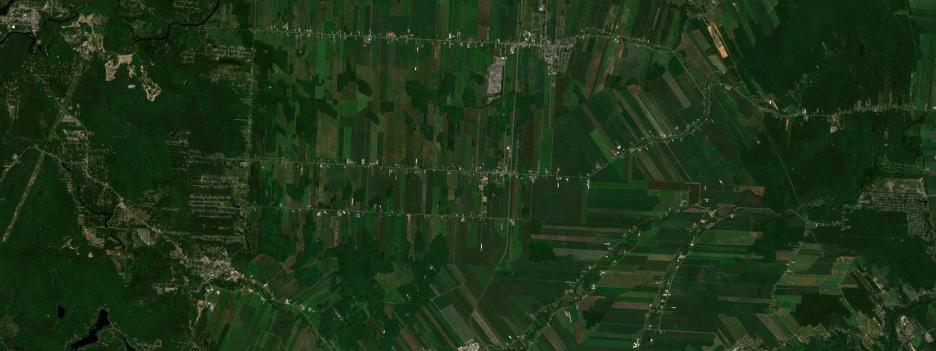 Vue satellite de Saint-Alexis